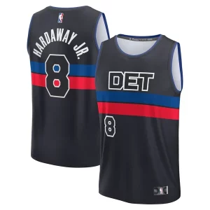 Ideal Tim Hardaway Jr. Detroit Pistons Youth Fast Break Player Jersey Statement Edition Black