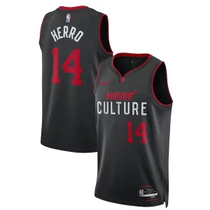 Ideal Tyler Herro Miami Heat Nike Unisex 2023/24 Swingman Jersey Black City Edition