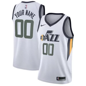 Ideal Utah Jazz Nike Swingman Custom Jersey Association Edition White