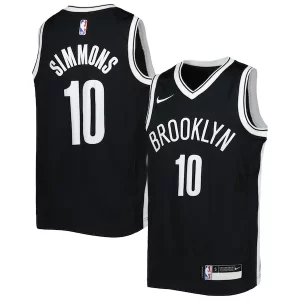 Increíble Ben Simmons Brooklyn Nets Nike Youth Swingman Jersey Icon Edition Black