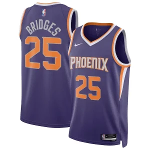 Increíble Hermoso Mikal Bridges Phoenix Suns Nike Unisex Swingman Jersey Icon Edition Purple/White