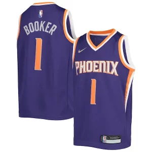 Increíble Ideal Moderno Devin Booker Phoenix Suns Nike Youth 2021/22 Diamond Swingman Jersey Icon Edition Purple