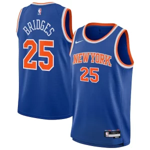Increíble Mikal Bridges New York Knicks Nike Youth Swingman Jersey Icon Edition Blue