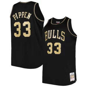 Increíble Scottie Pippen Chicago Bulls Big & Tall Hardwood Classics 1997/98 Swingman Jersey Black