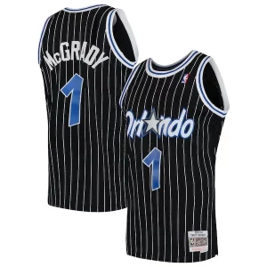 Increíble Tracy McGrady Orlando Magic Hardwood Classics Swingman Jersey Black/Blue