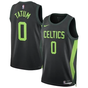 Lujoso Atractivo Encantador Jayson Tatum Boston Celtics Nike Unisex 2024/25 Swingman Player Jersey City Edition Black