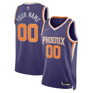 Lujoso Bonito Phoenix Suns Nike 2021/22 Diamond Swingman Custom Jersey Icon Edition Purple