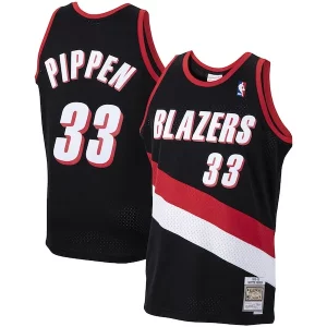 Lujoso Bonito Scottie Pippen Portland Trail Blazers 1999/00 Hardwood Classics Swingman Jersey Black