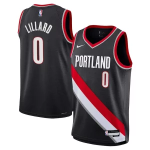 Único Versátil Robusto Damian Lillard Portland Trail Blazers Nike Youth Swingman Jersey Icon Edition Black