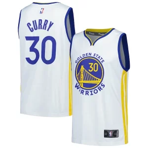 Lujoso Delicioso Stephen Curry Golden State Warriors Fast Break Replica Player Jersey Association Edition White