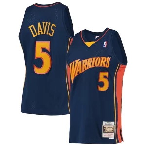 Lujoso Duradero Chulo Baron Davis Golden State Warriors 2006/07 Hardwood Classics Swingman Jersey Navy