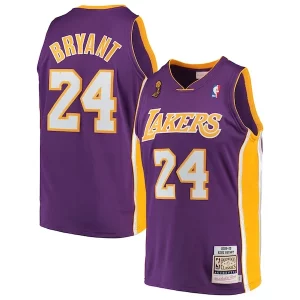 Lujoso Encantador Kobe Bryant Los Angeles Lakers 2008/09 Hardwood Classics Authentic Jersey Purple