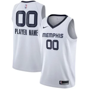 Lujoso Exquisito Genial Memphis Grizzlies Nike 2020/21 Swingman Custom Jersey Association Edition White