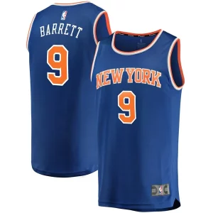 Lujoso Exquisito RJ Barrett New York Knicks Replica Fast Break Jersey Blue Icon Edition