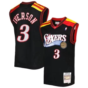 Lujoso Genial Hermoso Allen Iverson Philadelphia 76ers Hardwood Classics 2006/07 Swingman Jersey Black