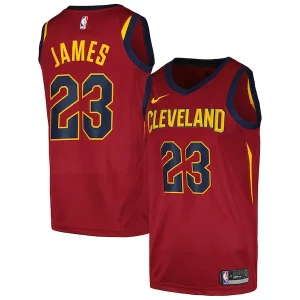 Lujoso LeBron James Cleveland Cavaliers Nike Swingman Player Jersey Icon Edition Wine