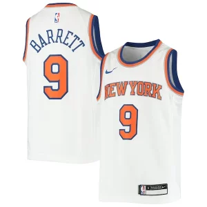 Lujoso Original RJ Barrett New York Knicks Nike Youth Swingman Jersey Association Edition White