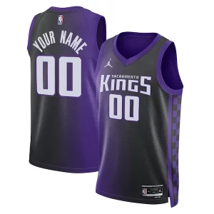 Lujoso Sacramento Kings Jordan Brand Unisex Swingman Custom Jersey Statement Edition Purple