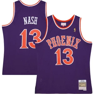 Lujoso Sofisticado Steve Nash Phoenix Suns 2001/02 Hardwood Classics Swingman Jersey Purple/White