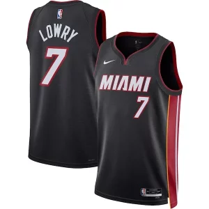 Lujoso Único Kyle Lowry Miami Heat Nike Unisex Swingman Jersey Icon Edition Black