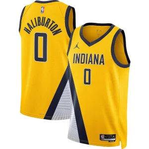 Versátil Sofisticado Tyrese Haliburton Indiana Pacers Jordan Brand Unisex Swingman Jersey Statement Edition Gold