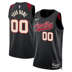 Magnífico Atractivo Portland Trail Blazers Nike Unisex 2023/24 Custom Swingman Jersey Black City Edition