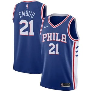 Magnífico Bonito Estupendo Joel Embiid Philadelphia 76ers Nike 2019/2020 Swingman Jersey Icon Edition Royal