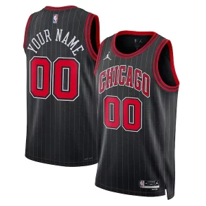 Magnífico Chicago Bulls Jordan Brand Unisex 2022/23 Swingman Custom Jersey Statement Edition Black