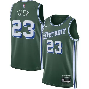 Magnífico Chulo Increíble Jaden Ivey Detroit Pistons Nike 2022/23 Swingman Jersey City Edition Green