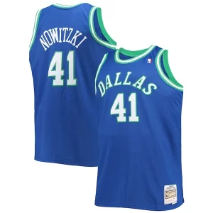 Magnífico Encantador Dirk Nowitzki Dallas Mavericks Big & Tall 1998/99 Hardwood Classics Swingman Jersey Blue