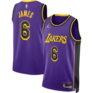 Magnífico Encantador Versátil LeBron James Los Angeles Lakers Jordan Brand Unisex Swingman Jersey Statement Edition Purple