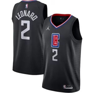 Magnífico Hermoso Kawhi Leonard LA Clippers Jordan Brand 2020/21 Swingman Jersey Statement Edition Black
