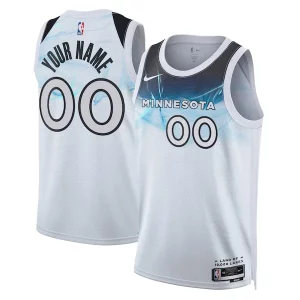 Magnífico Increíble Atractivo Minnesota Timberwolves Nike Unisex 2024/25 Custom Swingman Jersey City Edition White