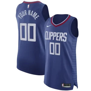 Magnífico LA Clippers Nike 2020/21 Authentic Custom Jersey Blue Icon Edition