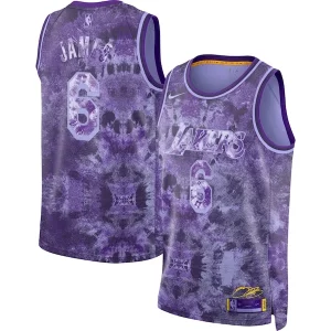 Magnífico LeBron James Los Angeles Lakers Nike Unisex Select Series Swingman Jersey Purple