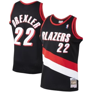Magnífico Resistente Chulo Clyde Drexler Portland Trail Blazers 1991/92 Hardwood Classics Swingman Jersey Black