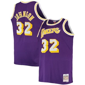 Magnífico Resistente Increíble Magic Johnson Los Angeles Lakers Big & Tall 1984/85 Hardwood Classics Swingman Jersey Purple
