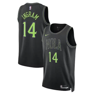 Maravilloso Bonito Hermoso Brandon Ingram New Orleans Pelicans Nike Unisex 2023/24 Swingman Jersey Black City Edition