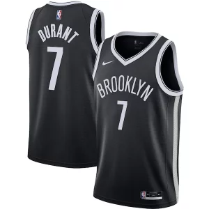 Maravilloso Comodo Kevin Durant Brooklyn Nets Nike 2020/21 Swingman Jersey Black Icon Edition