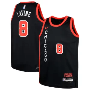 Maravilloso Cool Ideal Zach LaVine Chicago Bulls Nike Youth Swingman Replica Jersey City Edition Black