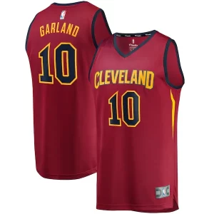 Maravilloso Darius Garland Cleveland Cavaliers Youth Replica Fast Break Jersey Wine Icon Edition