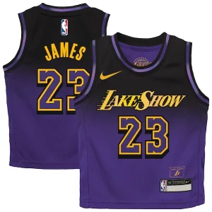 Maravilloso Elegante Bonito LeBron James Los Angeles Lakers Nike Toddler 2024/25 Swingman Player Jersey City Edition Purple