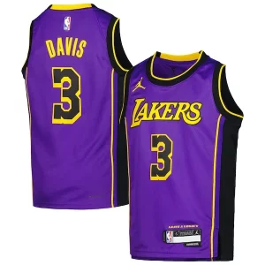 Maravilloso Exquisito Anthony Davis Los Angeles Lakers Jordan Brand Youth Swingman Jersey Statement Edition Purple