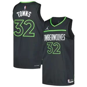Maravilloso Ideal Fantástico Karl Anthony Towns Minnesota Timberwolves Jordan Brand Authentic Player Jersey Statement Edition Anthracite