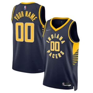 Maravilloso Indiana Pacers Nike 2021/22 Diamond Swingman Custom Jersey Icon Edition Navy