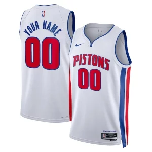Maravilloso Lujoso Fantástico Detroit Pistons Nike Unisex Swingman Custom Jersey White Association Edition