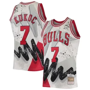 Maravilloso Toni Kukoc Chicago Bulls Hardwood Classics 1995/96 Hyper Hoops Swingman Jersey White