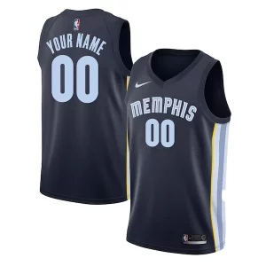Maravilloso Versátil Memphis Grizzlies Nike Swingman Custom Jersey Navy Icon Edition