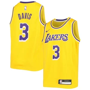 Moderno Atractivo Anthony Davis Los Angeles Lakers Nike Youth Swingman Jersey Icon Edition Gold