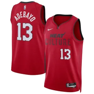Moderno Bam Adebayo Miami Heat Nike Unisex 2024/25 Swingman Player Jersey City Edition Red